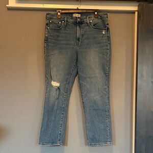 Madewell Light Blue Cropped Jeans